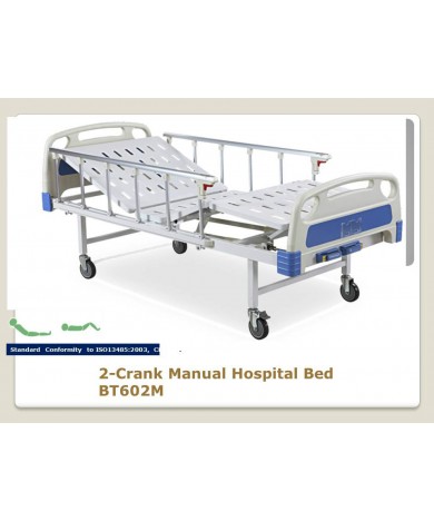 Two-Crank Manual Care Bed 